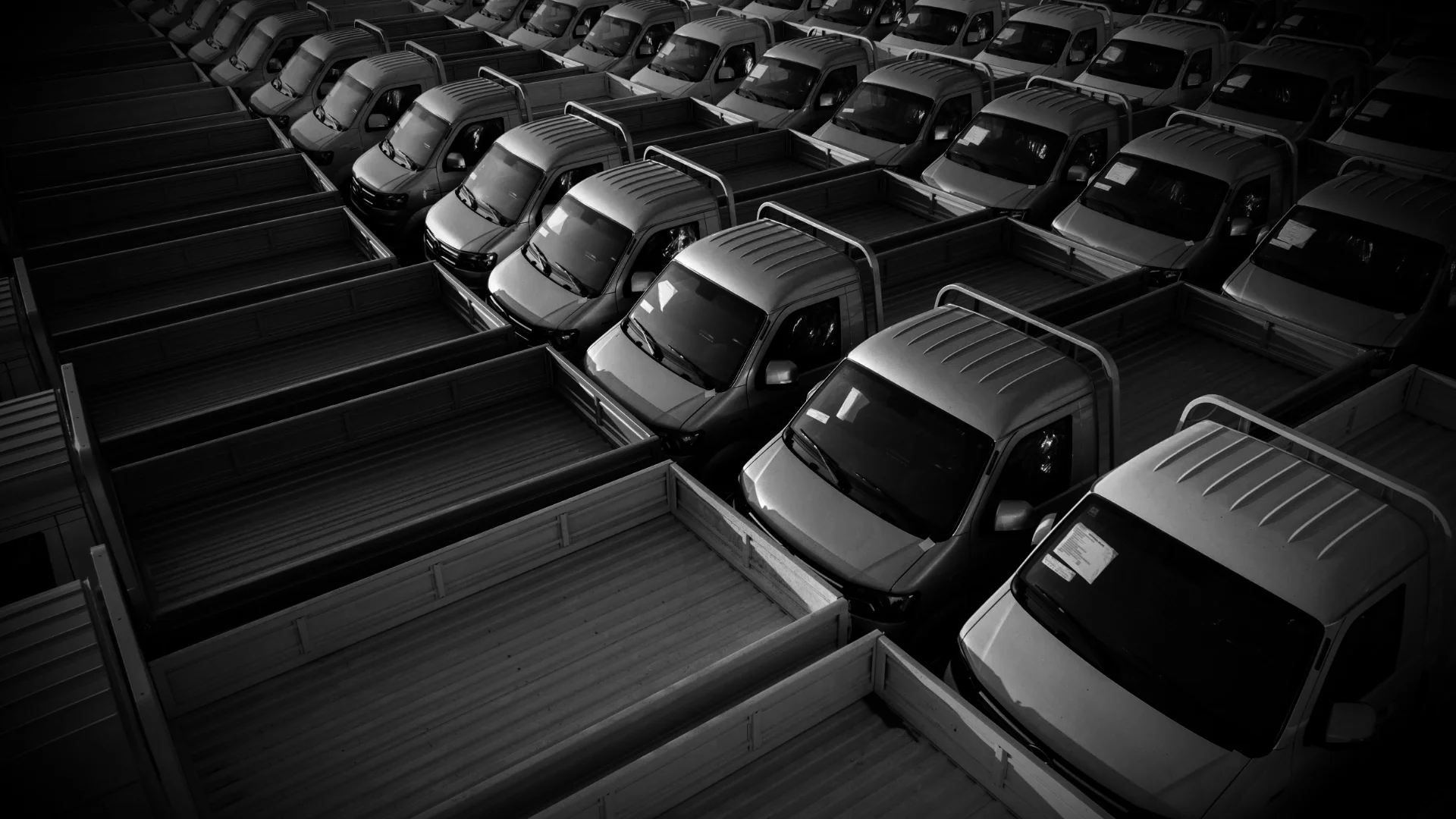 Fleet of trucks